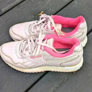 Girls Reebok Sneakers Royal Glide Ripple Rose - size  5 (big Girl)